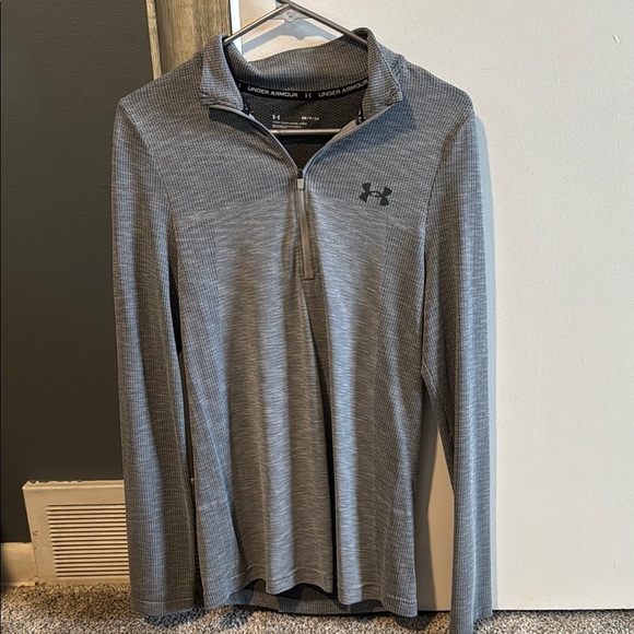 Under Armour gray men’s small quarter zip pullover - Picture 1 of 3